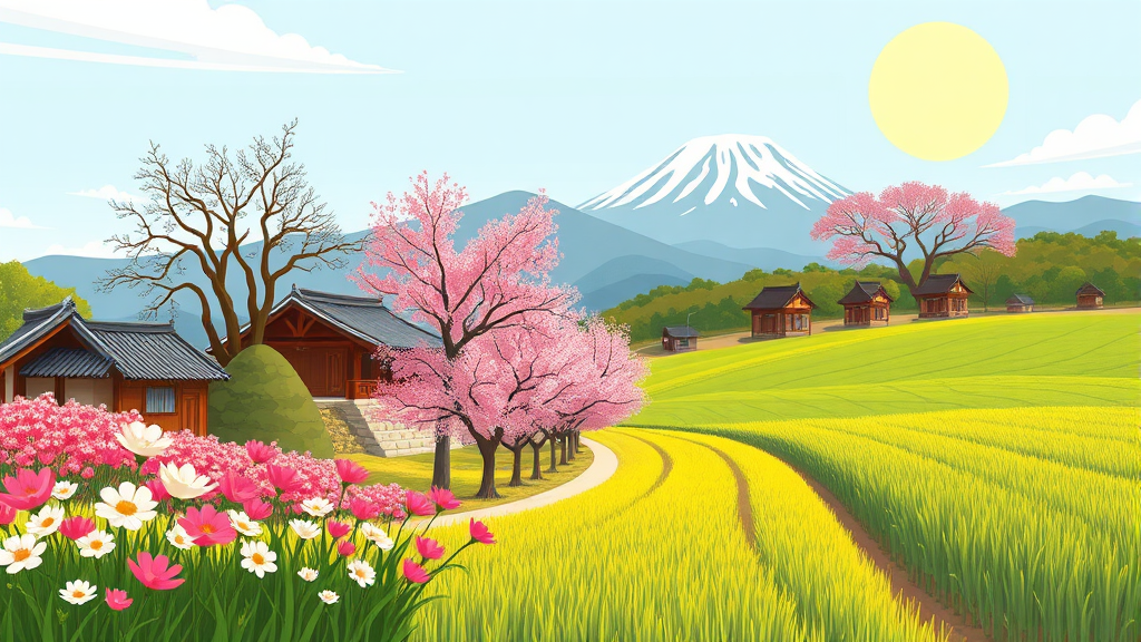 전라북도 1박 2일 추천 코스 (cartoon 스타일)