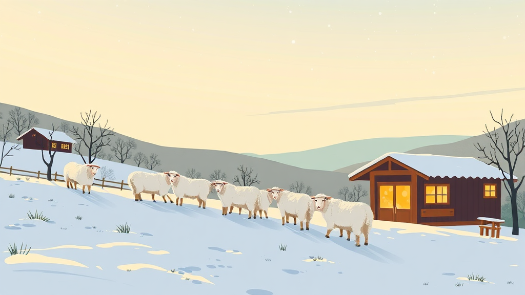 평창 1박 2일: 설경부터 실내 명소까지 (illustration 스타일)