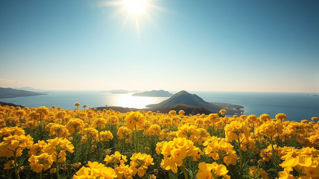 3월 제주 여행 완벽 가이드: 코스 추천 및 준비물 (realistic 스타일)