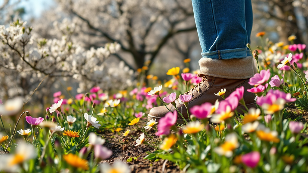 봄꽃 여행, 놓치지 말아야 할 팁과 정보 (realistic 스타일)