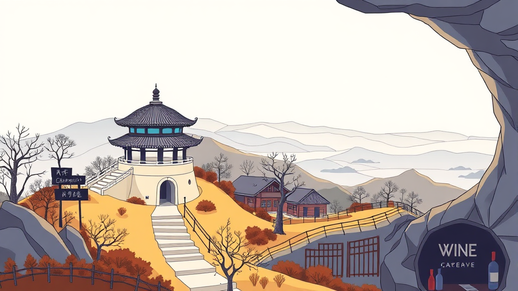 축제 외 즐길 거리: 광양, 구례 주변 여행지 추천 (illustration 스타일)