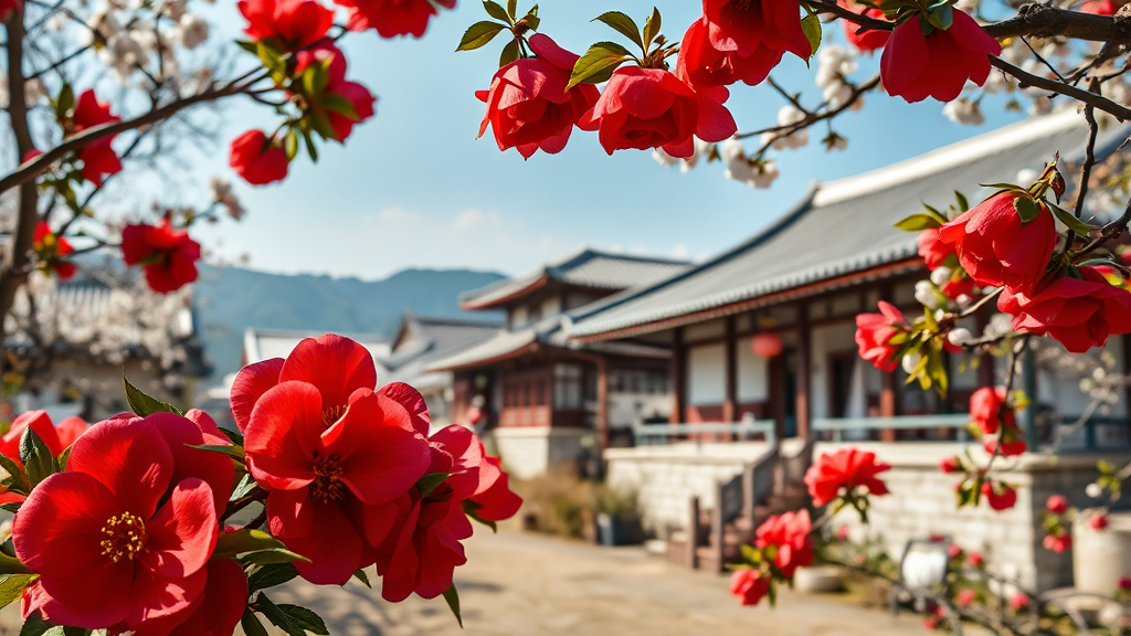 전남 봄 여행, 놓치지 말아야 할 명소들 (realistic 스타일)