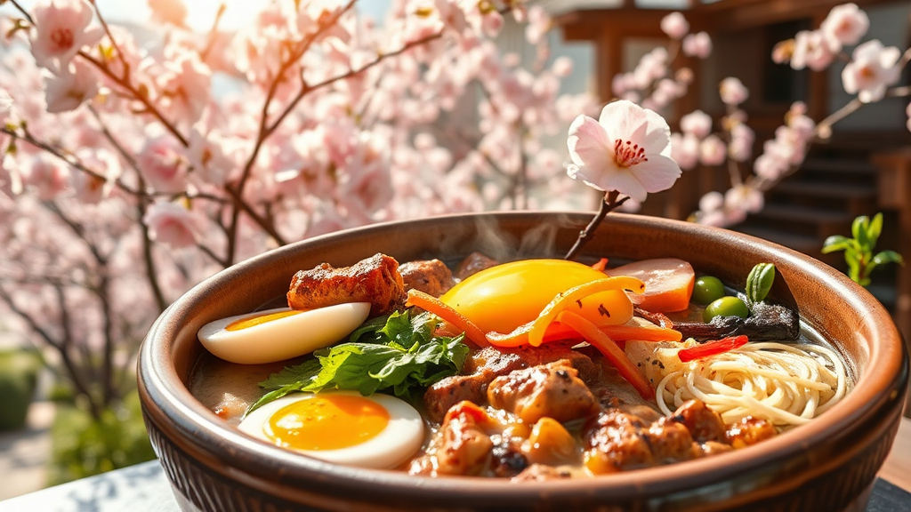 3월 전라북도 봄꽃 여행: 벚꽃부터 산수유까지 명소 총정리 4 봄꽃과 함께 즐기는 전라북도 맛집 탐방 (realistic 스타일)