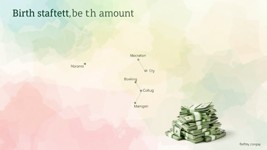 우리 지역 출산지원금, 얼마나 받을 수 있나요? (watercolor 스타일)