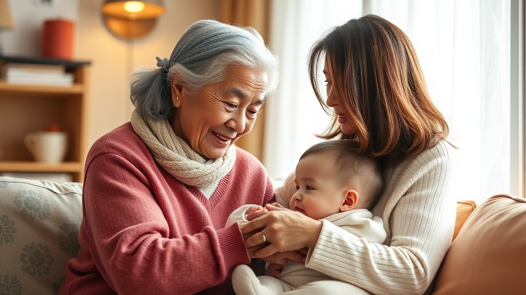 영아수당 신청 시 유의사항 (realistic 스타일)