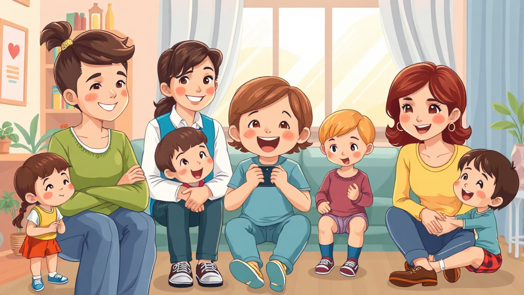 나에게 맞는 아이돌봄서비스 유형 찾기 (realistic 스타일)