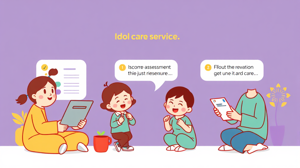 신청부터 이용까지, 실수 없이 진행하는 3단계 가이드 (cartoon 스타일)