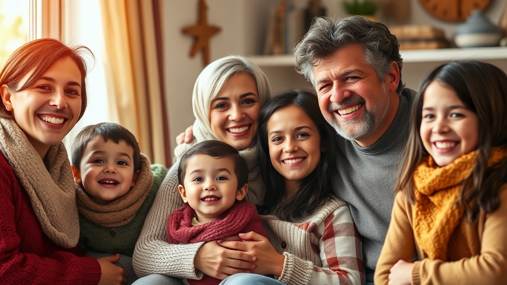 다자녀 가구 전기 요금 및 주거 지원 정보 (realistic 스타일)