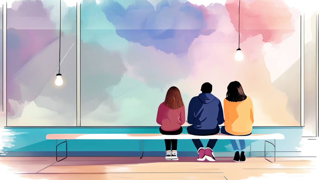 돌봄교실 대기자 발생 시 대처 방안 및 팁 (watercolor 스타일)