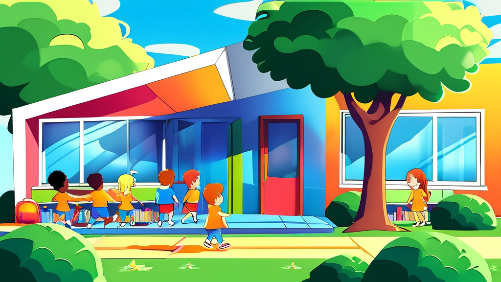 돌봄교실 운영 시간과 프로그램 활용 전략 (cartoon 스타일)