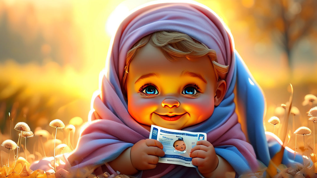 육아 지원: 아동수당, 기저귀/분유 바우처 활용법 (illustration 스타일)