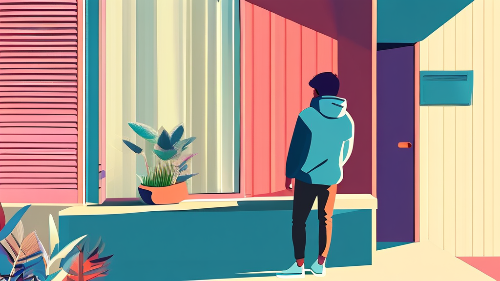 월세 부담 줄이는 꿀팁: 청년 월세 지원금 활용 전략 (illustration 스타일)