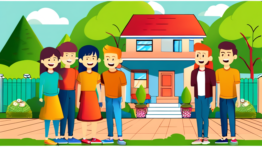 나에게 맞는 전세보증금 지원 정책 찾기 (cartoon 스타일)