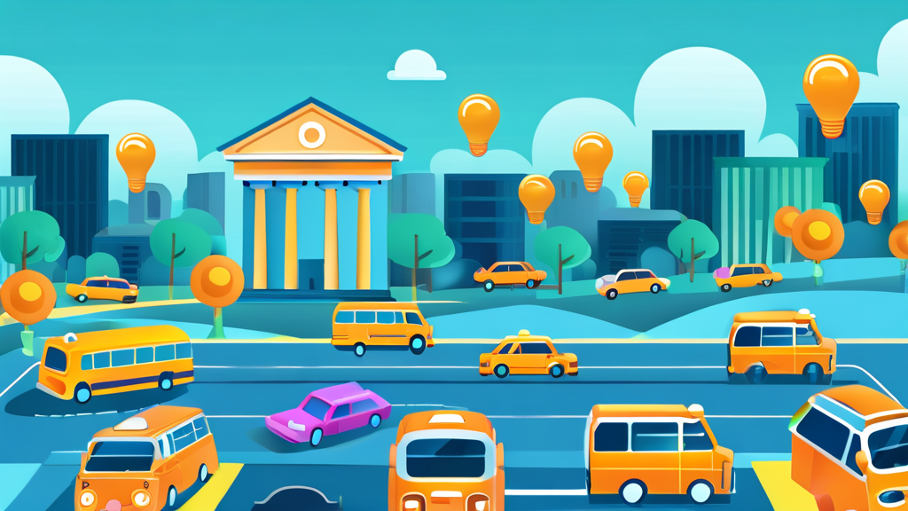 지역별 교통비 지원 정책 비교 분석 (illustration 스타일)