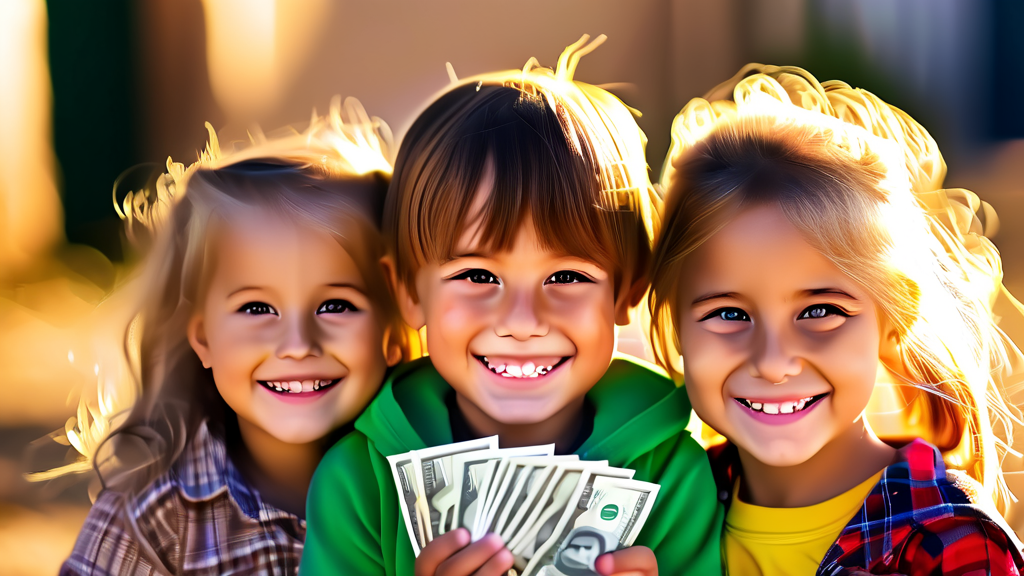 얼마나 받을 수 있을까? 자녀장려금 지급 금액 (realistic 스타일)