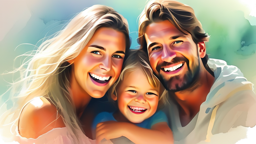 자녀장려금과 함께 알아두면 좋은 정보 (watercolor 스타일)