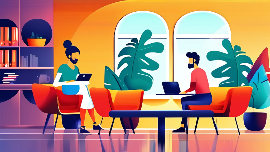 취업성공패키지 신청 방법 및 절차 완벽 가이드 (cartoon 스타일)