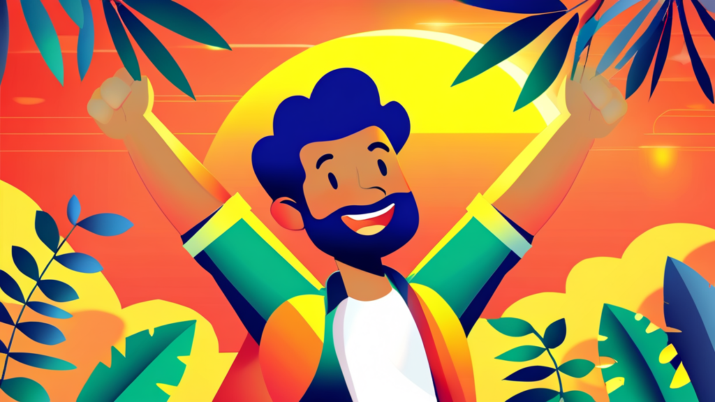 놓치면 후회! 취업성공패키지 지원금 및 혜택 총정리 (cartoon 스타일)