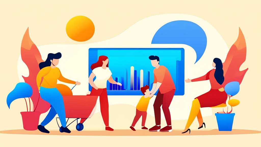 자주 묻는 질문 (Q&A)으로 구직촉진수당 궁금증 해결 (cartoon 스타일)