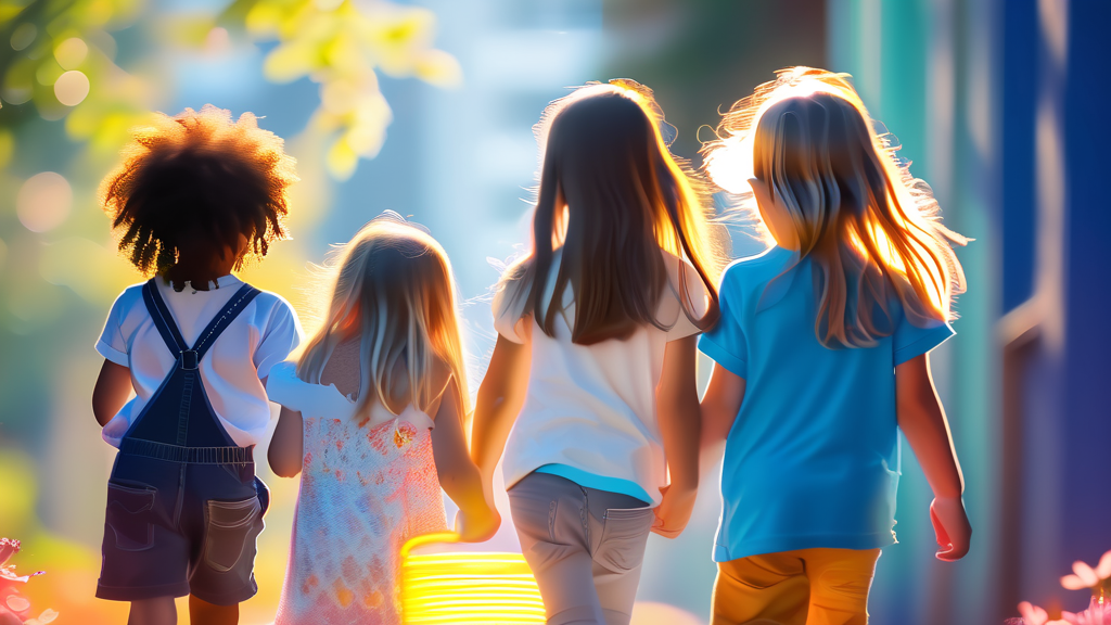 미래를 위한 교육 지원 및 자산 형성 전략 (realistic 스타일)