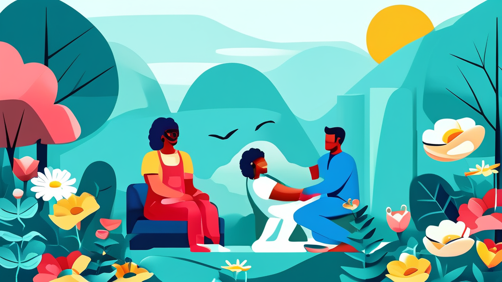 긴급복지 지원, 얼마나 받을 수 있나요? (지원 내용 및 금액) (illustration 스타일)