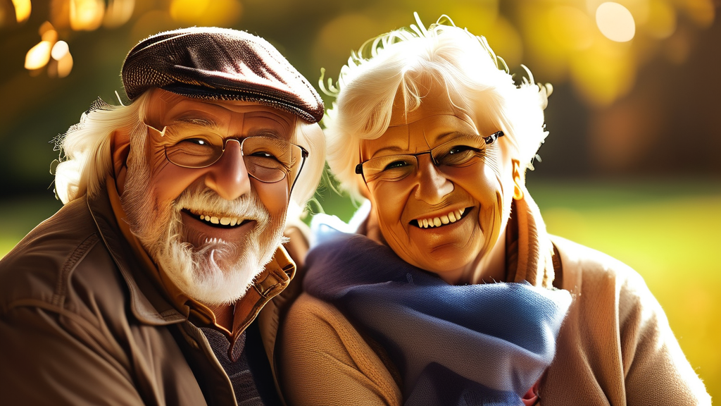 든든한 노후를 위한 경제 및 세금 지원 (realistic 스타일)