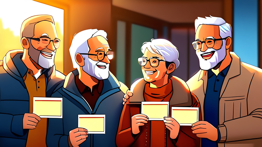 2026년 노인복지카드, 누가 받을 수 있나요? (cartoon 스타일)