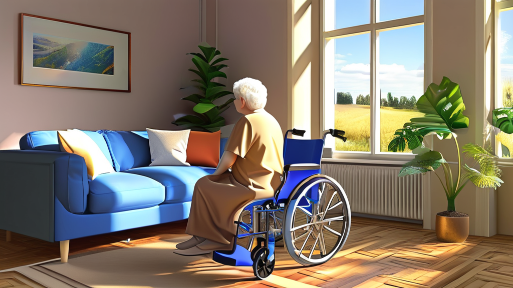 장기요양 등급, 어떻게 결정되나요? (realistic 스타일)