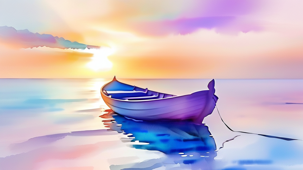 장기요양보험, 더 나은 노후를 위한 든든한 지원 (watercolor 스타일)