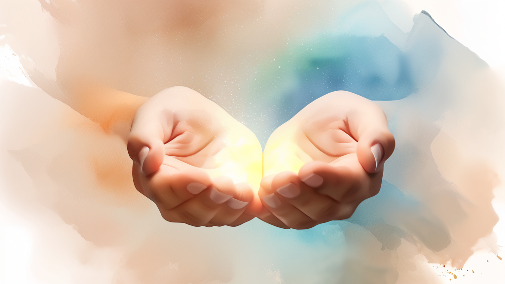 돌봄 서비스와 가족 지원: 지친 마음을 달래는 방법 (watercolor 스타일)