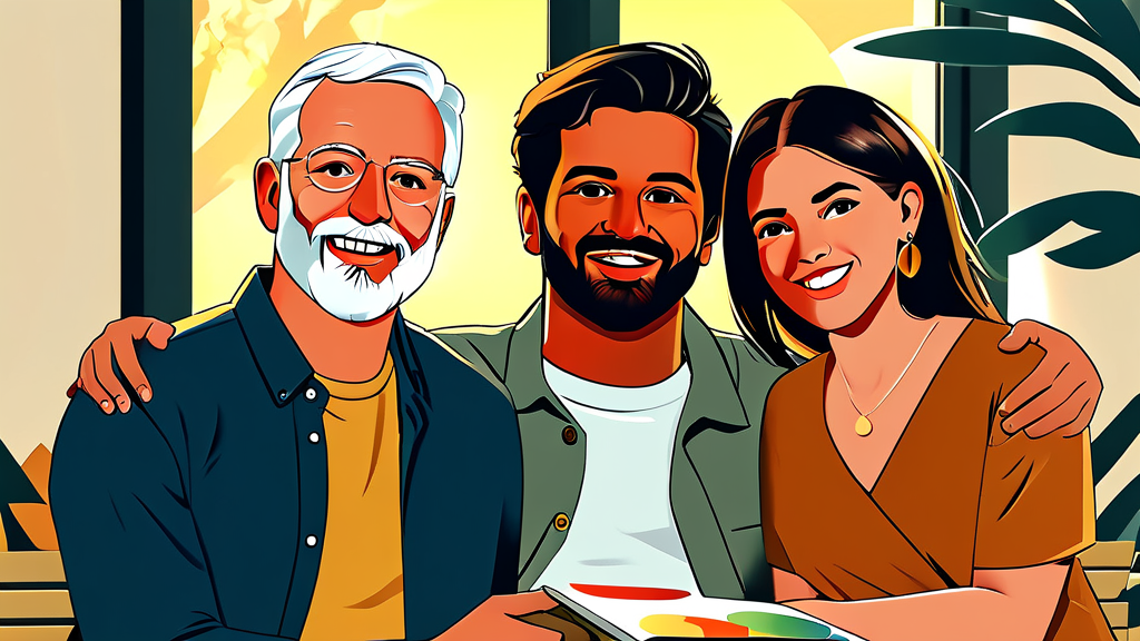 치매 지원 정책, 어떻게 신청하나요? (illustration 스타일)