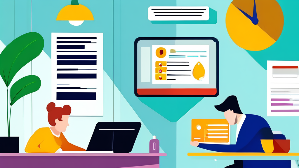 돌봄 서비스 이용을 위한 필수 서류 준비 (cartoon 스타일)