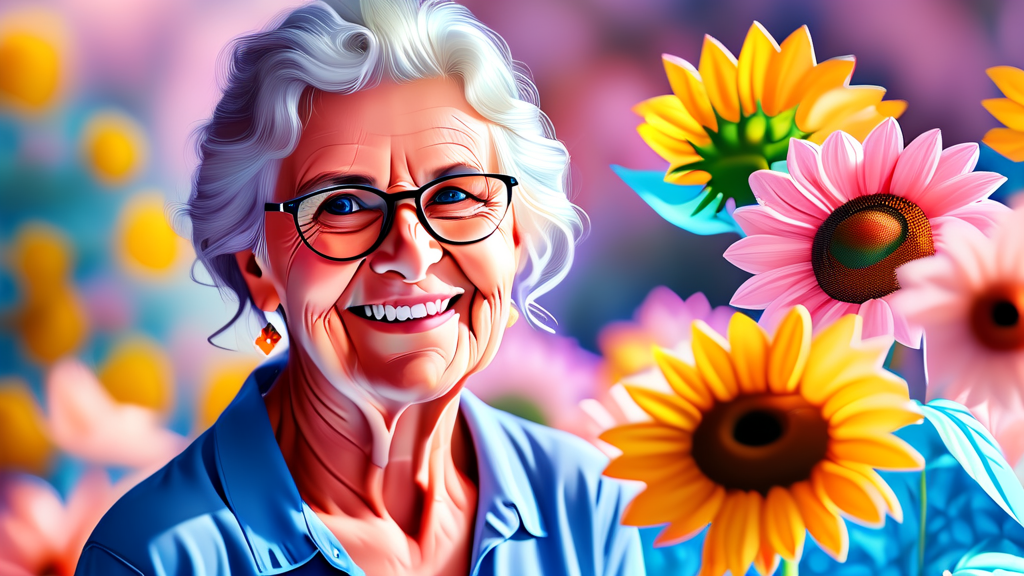 노인 일자리 신청 자격 및 대상 확인하기 (realistic 스타일)