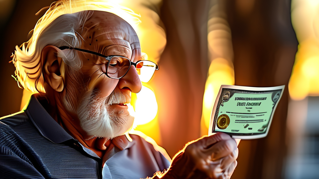 내 소득과 재산으로 기초연금 받을 수 있을까? (realistic 스타일)