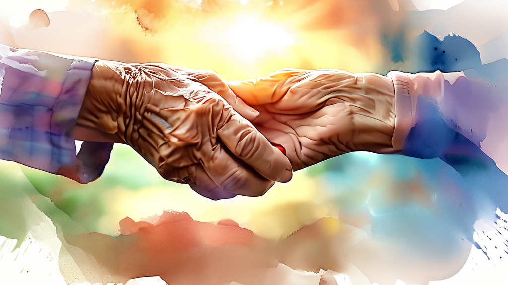 기초연금, 자주 묻는 질문과 답변 (watercolor 스타일)