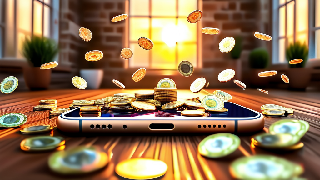 모바일로 10분 만에 숨은 환급금 찾는 비법 (realistic 스타일)