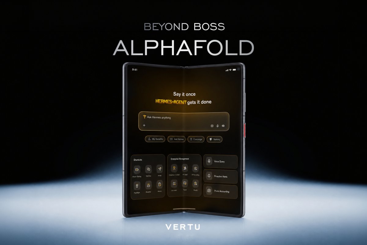 Vertu는 CEO가 6,880달러부터 시작하는 AI 지원 폴더블 기기에서 회사를 운영하기를 원합니다.