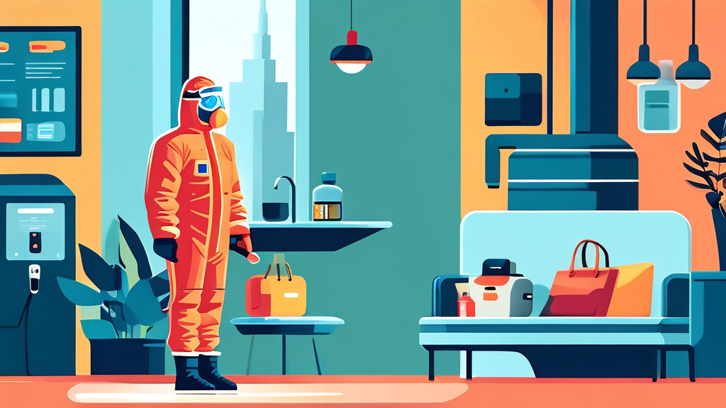 접종 전후 주의사항 및 이상 반응 대처법 (illustration 스타일)